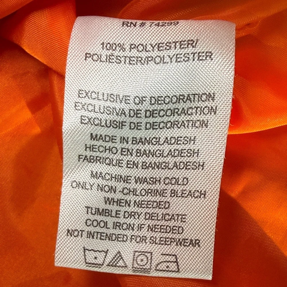 LRG Kids Hooded Puffer Vest Size 4 Green Orange